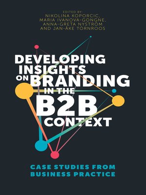cover image of Developing Insights on Branding in the B2B Context